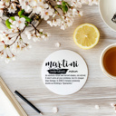  Funny Drink Definition Coasters | Bar Cart Ceramic Coaster | Build Your Own Gift Set | Funny Tabletop Decor & Gifts