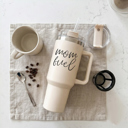  Baseball Mom Tumblers | Funny Mother's Day Gifts for Sport Moms | Funny Baseball Mom 40oz Travel Mugs | Insulated, No Spill