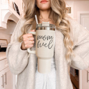  Baseball Mom Tumblers | Funny Mother's Day Gifts for Sport Moms | Funny Baseball Mom 40oz Travel Mugs | Insulated, No Spill