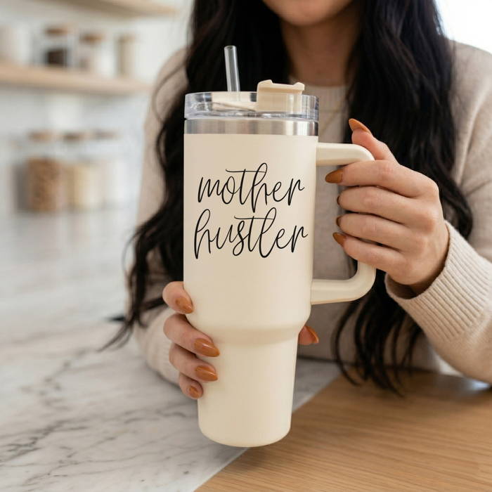 Baseball Mom Tumblers | Funny Mother's Day Gifts for Sport Moms | Funny Baseball Mom 40oz Travel Mugs | Insulated, No Spill