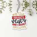 Naughty List Funny Christmas Gifts Cheap | Hanging Air Fresheners | Unique Stocking Stuffers for Teens and Adults