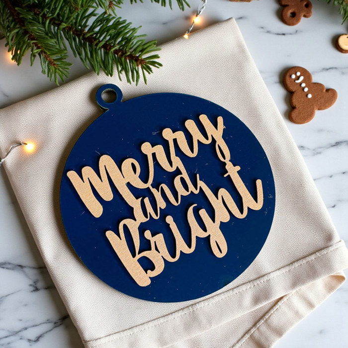 Funny Christmas Gifts for Cheap, Deck the Halls and Not Your Family, Holiday Humor, Funny Christmas Ornaments Handmade, Colorful Christmas Decorations