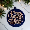  Funny Christmas Gifts for Cheap, Deck the Halls and Not Your Family, Holiday Humor, Funny Christmas Ornaments Handmade, Colorful Christmas Decorations
