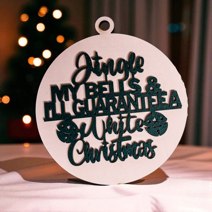 Funny Christmas Gifts for Cheap, Deck the Halls and Not Your Family, Holiday Humor, Funny Christmas Ornaments Handmade, Colorful Christmas Decorations