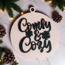  Funny Christmas Gifts for Cheap, Deck the Halls and Not Your Family, Holiday Humor, Funny Christmas Ornaments Handmade, Colorful Christmas Decorations