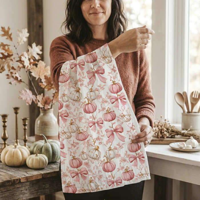 Spooky Season Halloween Kitchen Towel – Modern Stylish Halloween Decor + Gift IDeas