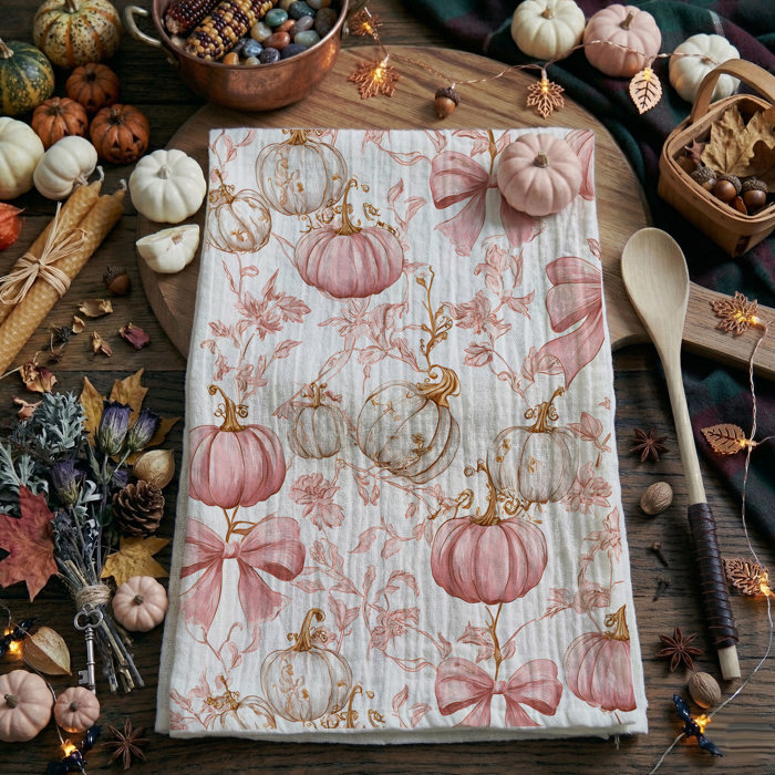 Spooky Season Halloween Kitchen Towel – Modern Stylish Halloween Decor + Gift IDeas