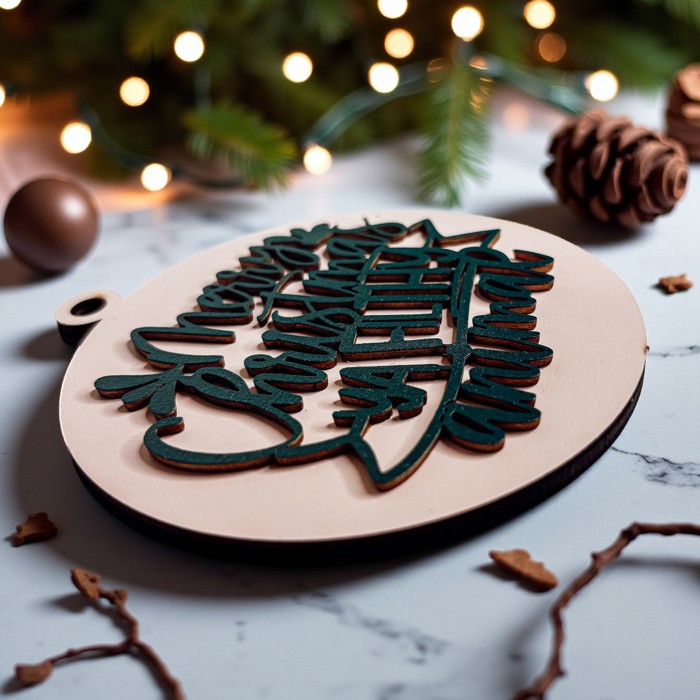 Funny Christmas Gifts for Cheap, Deck the Halls and Not Your Family, Holiday Humor, Funny Christmas Ornaments Handmade, Colorful Christmas Decorations