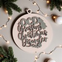  Funny Christmas Gifts for Cheap, Deck the Halls and Not Your Family, Holiday Humor, Funny Christmas Ornaments Handmade, Colorful Christmas Decorations