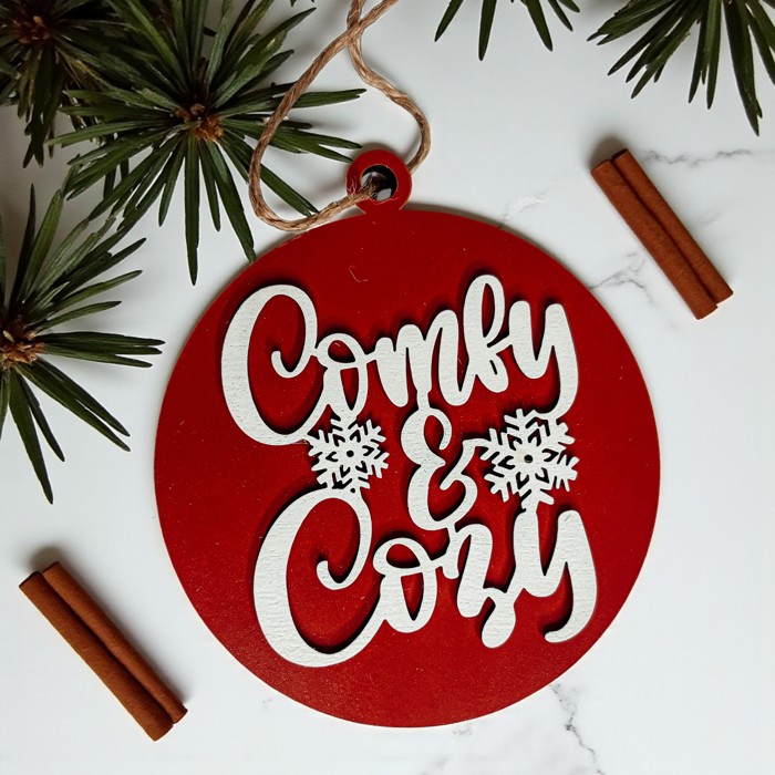 Funny Christmas Gifts for Cheap, Deck the Halls and Not Your Family, Holiday Humor, Funny Christmas Ornaments Handmade, Colorful Christmas Decorations