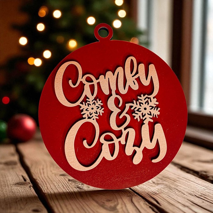Funny Christmas Gifts for Cheap, Deck the Halls and Not Your Family, Holiday Humor, Funny Christmas Ornaments Handmade, Colorful Christmas Decorations