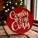  Funny Christmas Gifts for Cheap, Deck the Halls and Not Your Family, Holiday Humor, Funny Christmas Ornaments Handmade, Colorful Christmas Decorations