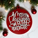  Funny Christmas Gifts for Cheap, Deck the Halls and Not Your Family, Holiday Humor, Funny Christmas Ornaments Handmade, Colorful Christmas Decorations