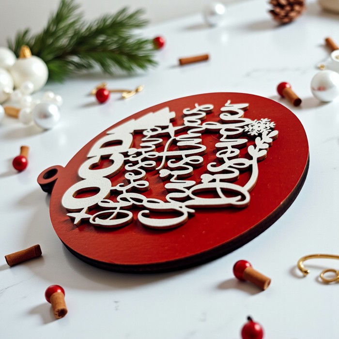 Funny Christmas Gifts for Cheap, Deck the Halls and Not Your Family, Holiday Humor, Funny Christmas Ornaments Handmade, Colorful Christmas Decorations