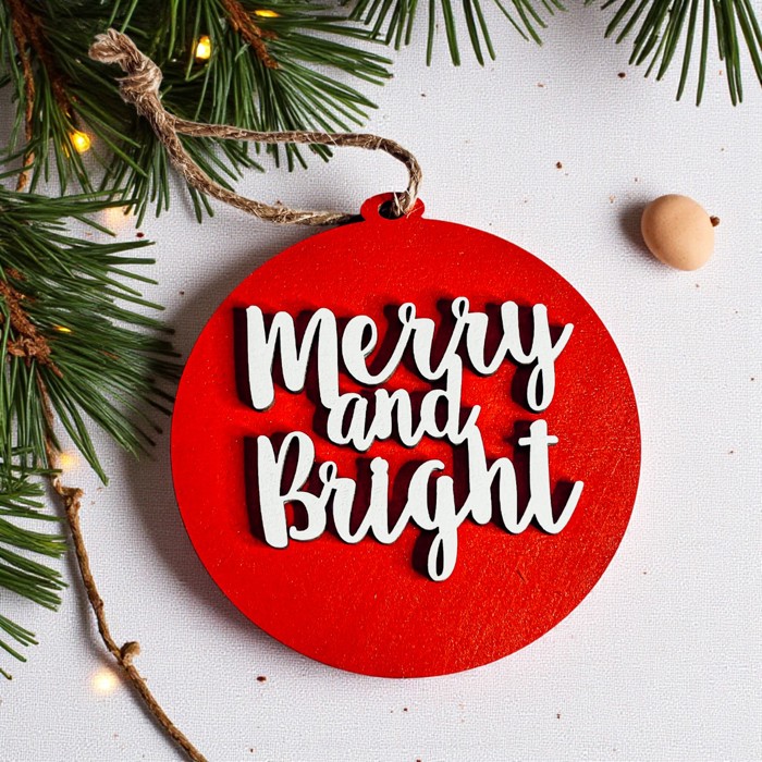 Funny Christmas Gifts for Cheap, Deck the Halls and Not Your Family, Holiday Humor, Funny Christmas Ornaments Handmade, Colorful Christmas Decorations