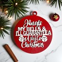  Funny Christmas Gifts for Cheap, Deck the Halls and Not Your Family, Holiday Humor, Funny Christmas Ornaments Handmade, Colorful Christmas Decorations