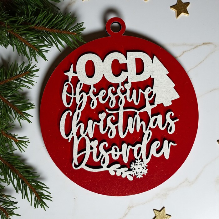 Funny Christmas Gifts for Cheap, Deck the Halls and Not Your Family, Holiday Humor, Funny Christmas Ornaments Handmade, Colorful Christmas Decorations