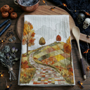  Spooky Season Halloween Kitchen Towel – Modern Stylish Halloween Decor + Gift IDeas