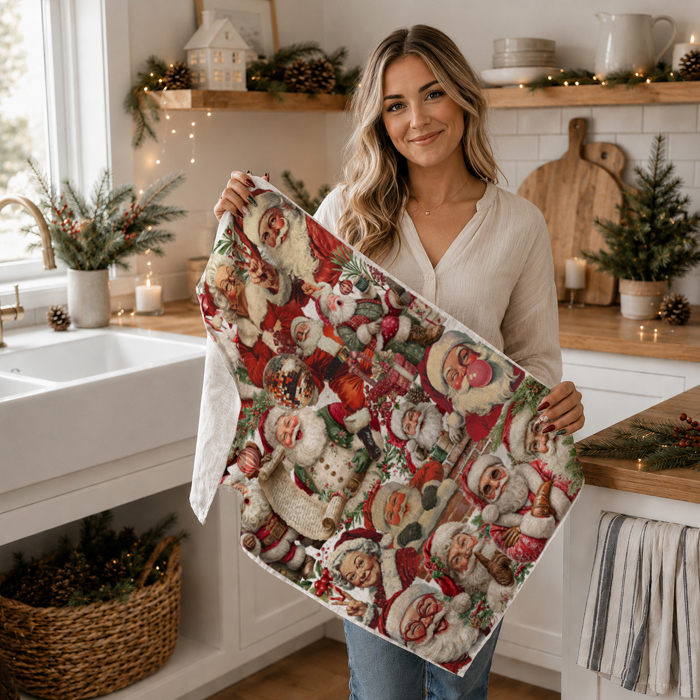 Candy Cane Christmas Themed Kitchen Decor – Peppermint Towel