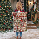  Fall Words Kitchen Towel, Autumn Kitchen Decoration Cotton | Cozy Autumn Farmhouse Kitchen Decor, Fall Definition Unique Tea Towel Gift Idea