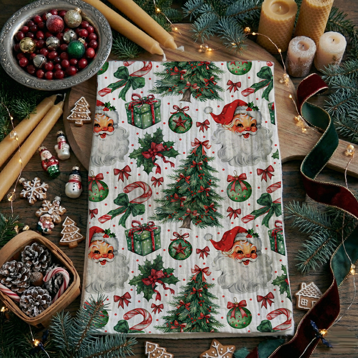 Candy Cane Christmas Themed Kitchen Decor – Peppermint Towel
