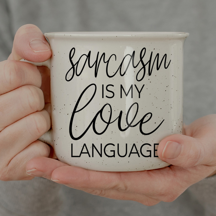 Ceramic Coffee Mugs 2pk | Funny Gift Ideas | Modern Farmhouse Drinkware | Funny Coffee Cups