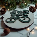  Funny Christmas Gifts for Cheap, Deck the Halls and Not Your Family, Holiday Humor, Funny Christmas Ornaments Handmade, Colorful Christmas Decorations