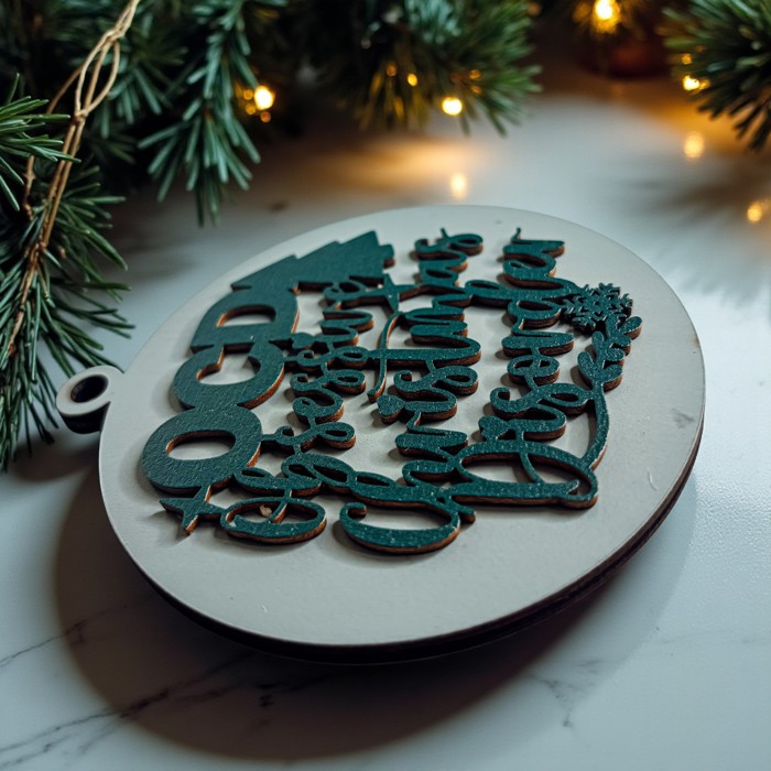 Funny Christmas Gifts for Cheap, Deck the Halls and Not Your Family, Holiday Humor, Funny Christmas Ornaments Handmade, Colorful Christmas Decorations
