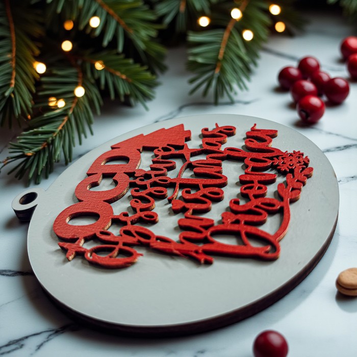 Funny Christmas Gifts for Cheap, Deck the Halls and Not Your Family, Holiday Humor, Funny Christmas Ornaments Handmade, Colorful Christmas Decorations