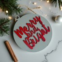  Funny Christmas Gifts for Cheap, Deck the Halls and Not Your Family, Holiday Humor, Funny Christmas Ornaments Handmade, Colorful Christmas Decorations