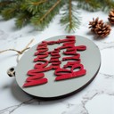  Funny Christmas Gifts for Cheap, Deck the Halls and Not Your Family, Holiday Humor, Funny Christmas Ornaments Handmade, Colorful Christmas Decorations