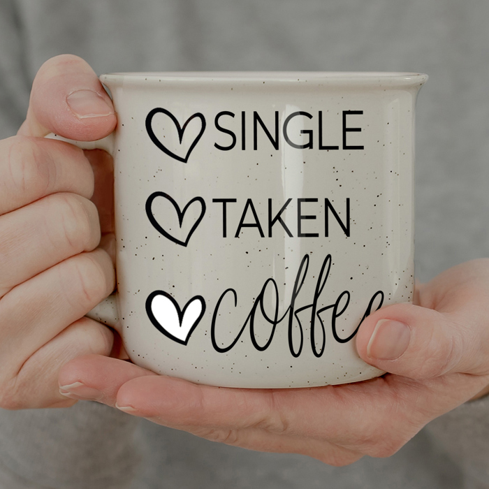 Ceramic Coffee Mugs 2pk | Funny Gift Ideas | Modern Farmhouse Drinkware | Funny Coffee Cups
