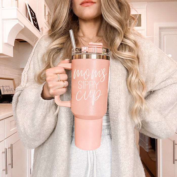 Baseball Mom Tumblers | Funny Mother's Day Gifts for Sport Moms | Funny Baseball Mom 40oz Travel Mugs | Insulated, No Spill