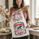 Old Fashioned Candy Cane Christmas Themed Kitchen Decor – Peppermint Towel