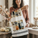  Spooky Season Halloween Kitchen Towel – Modern Stylish Halloween Decor + Gift IDeas