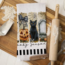  Spooky Season Halloween Kitchen Towel – Modern Stylish Halloween Decor + Gift IDeas
