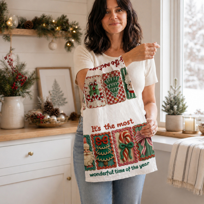 Candy Cane Christmas Themed Kitchen Decor – Peppermint Towel