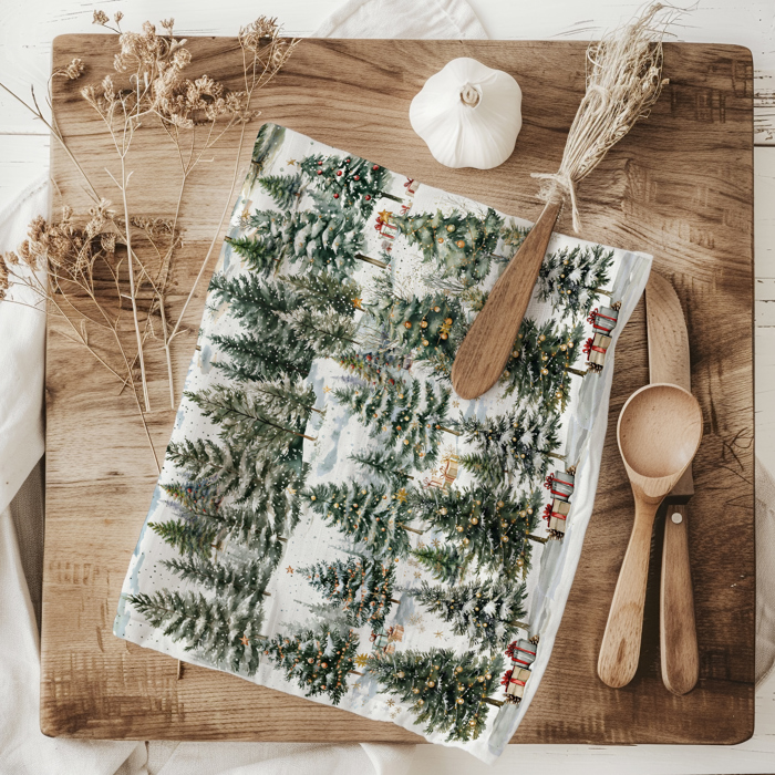Fall Words Kitchen Towel, Autumn Kitchen Decoration Cotton | Cozy Autumn Farmhouse Kitchen Decor, Fall Definition Unique Tea Towel Gift Idea
