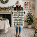  Fall Words Kitchen Towel, Autumn Kitchen Decoration Cotton | Cozy Autumn Farmhouse Kitchen Decor, Fall Definition Unique Tea Towel Gift Idea