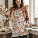 Vintage Pinks Candy Cane Christmas Themed Kitchen Decor – Peppermint Towel