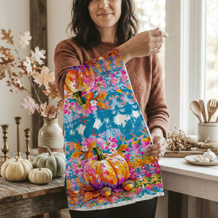 Spooky Season Halloween Kitchen Towel – Modern Stylish Halloween Decor + Gift IDeas