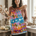  Spooky Season Halloween Kitchen Towel – Modern Stylish Halloween Decor + Gift IDeas