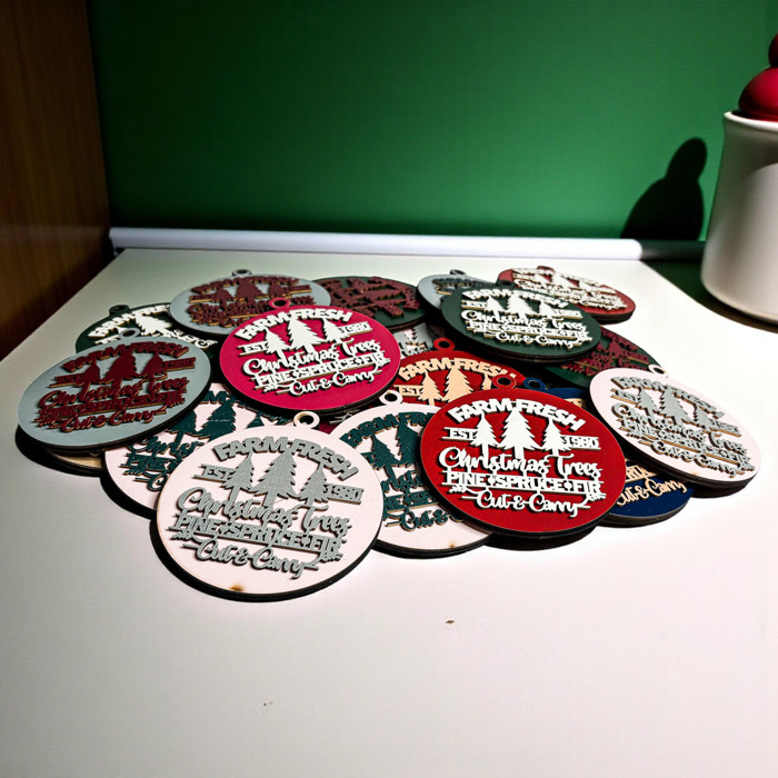 Funny Christmas Gifts for Cheap, Deck the Halls and Not Your Family, Holiday Humor, Funny Christmas Ornaments Handmade, Colorful Christmas Decorations