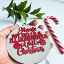  Funny Christmas Gifts for Cheap, Deck the Halls and Not Your Family, Holiday Humor, Funny Christmas Ornaments Handmade, Colorful Christmas Decorations