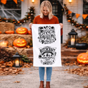  Spooky Season Halloween Kitchen Towel – Modern Stylish Halloween Decor + Gift IDeas