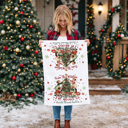  Fall Words Kitchen Towel, Autumn Kitchen Decoration Cotton | Cozy Autumn Farmhouse Kitchen Decor, Fall Definition Unique Tea Towel Gift Idea