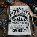  Spooky Season Halloween Kitchen Towel – Modern Stylish Halloween Decor + Gift IDeas
