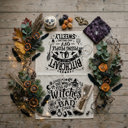  Spooky Season Halloween Kitchen Towel – Modern Stylish Halloween Decor + Gift IDeas