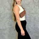 Brown Brown Crossbody Bag - water resistant