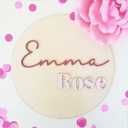  Personalized Round Name Signs